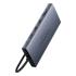 Baseus PortalJoy Series 13-Port  HUB（Type-C to HDMI4K@60Hz*2+DP4K@120Hz*1+VGA*1+USB3.1*2+Type- C3.1*1+USB2.0*1+PD*1+RJ45*1+SD/TF*1+3.5mm*1) - Space Grey